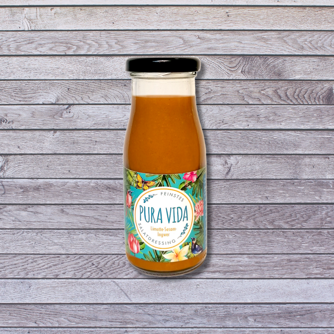 Limette-Sesam-Ingwer Dressing